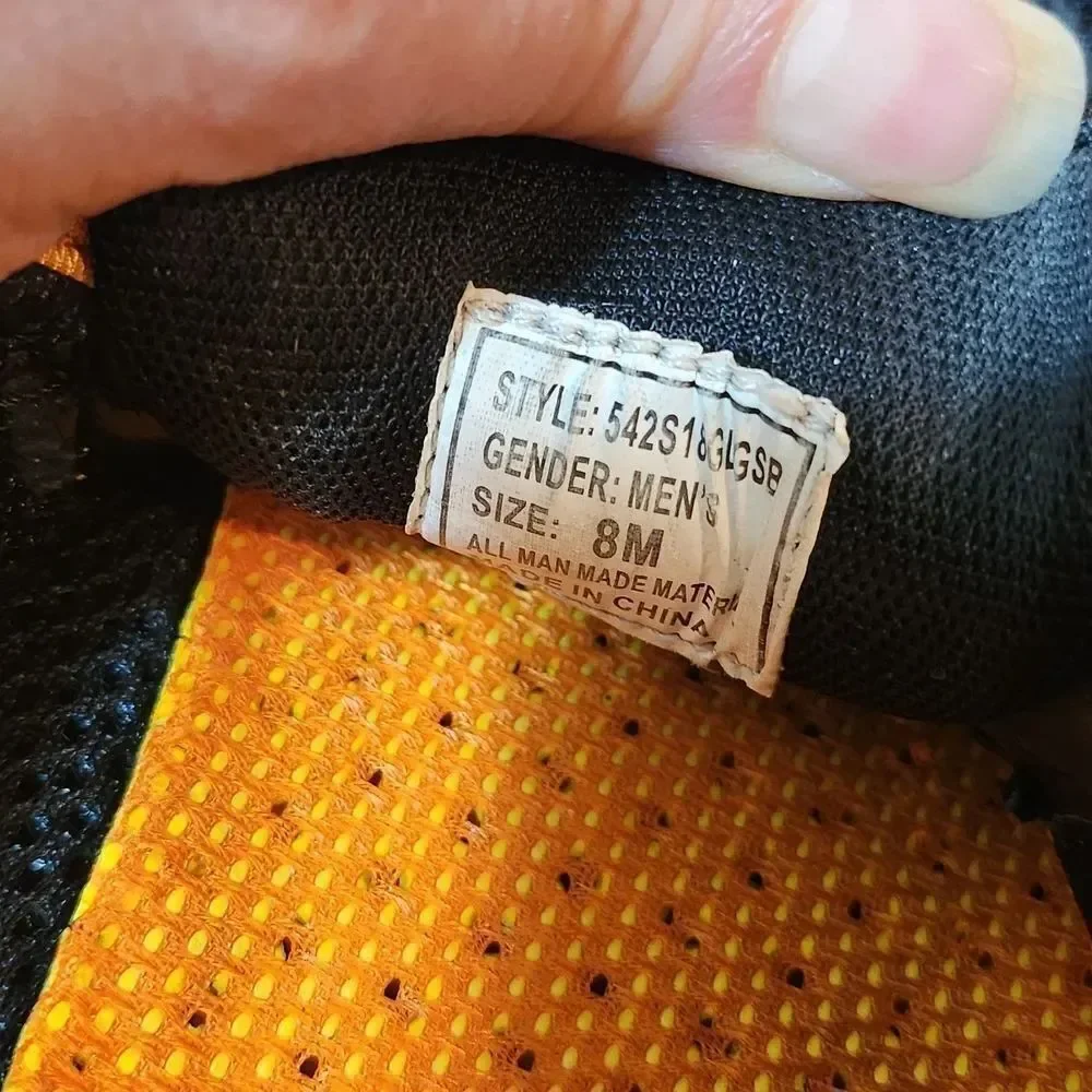 Skechers Black and Orange Sport Slip-On Water Shoes
